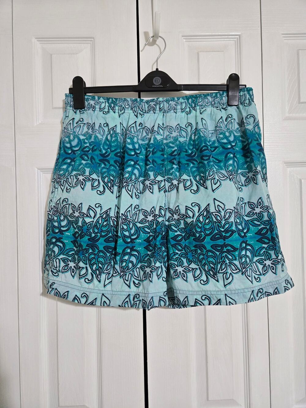 Sand n sun large men's blue swimming trunks with liner
